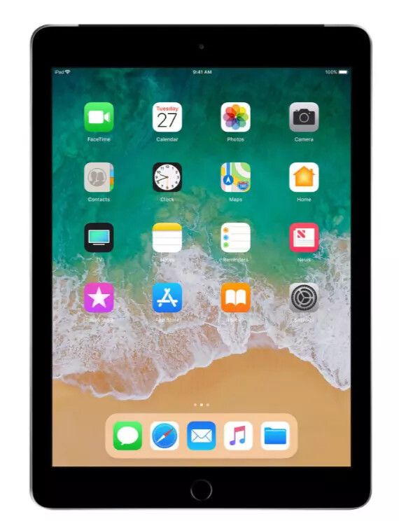 10x Apple iPad 5 (2017) A1823 9,7" 32GB WiFi Cellular Space Gray Gut 